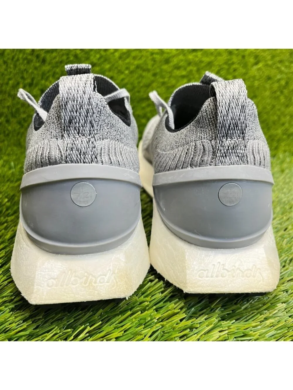 Allbirds Tree Flyer 2 Womens Size 7.5 Gray White Athletic Running Shoes Sneakers